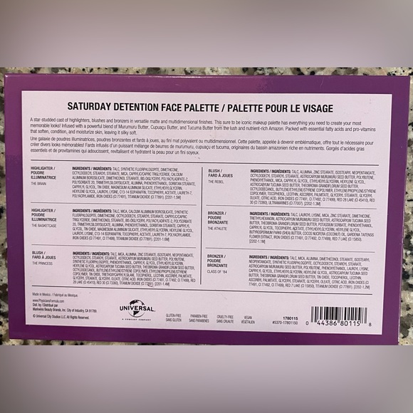 The Breakfast Club Saturday Detention Face Palette Vol.2 X Physicians Formula - Picture 14 of 14